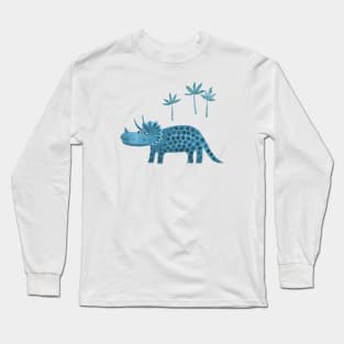 Triceratops Dinosaur Long Sleeve T-Shirt